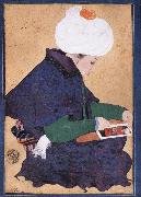 Muslim artist Turkish Painter oil painting on canvas